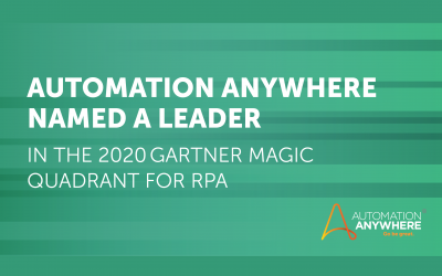 Automation Anywhere: A 2020 Leader for RPA